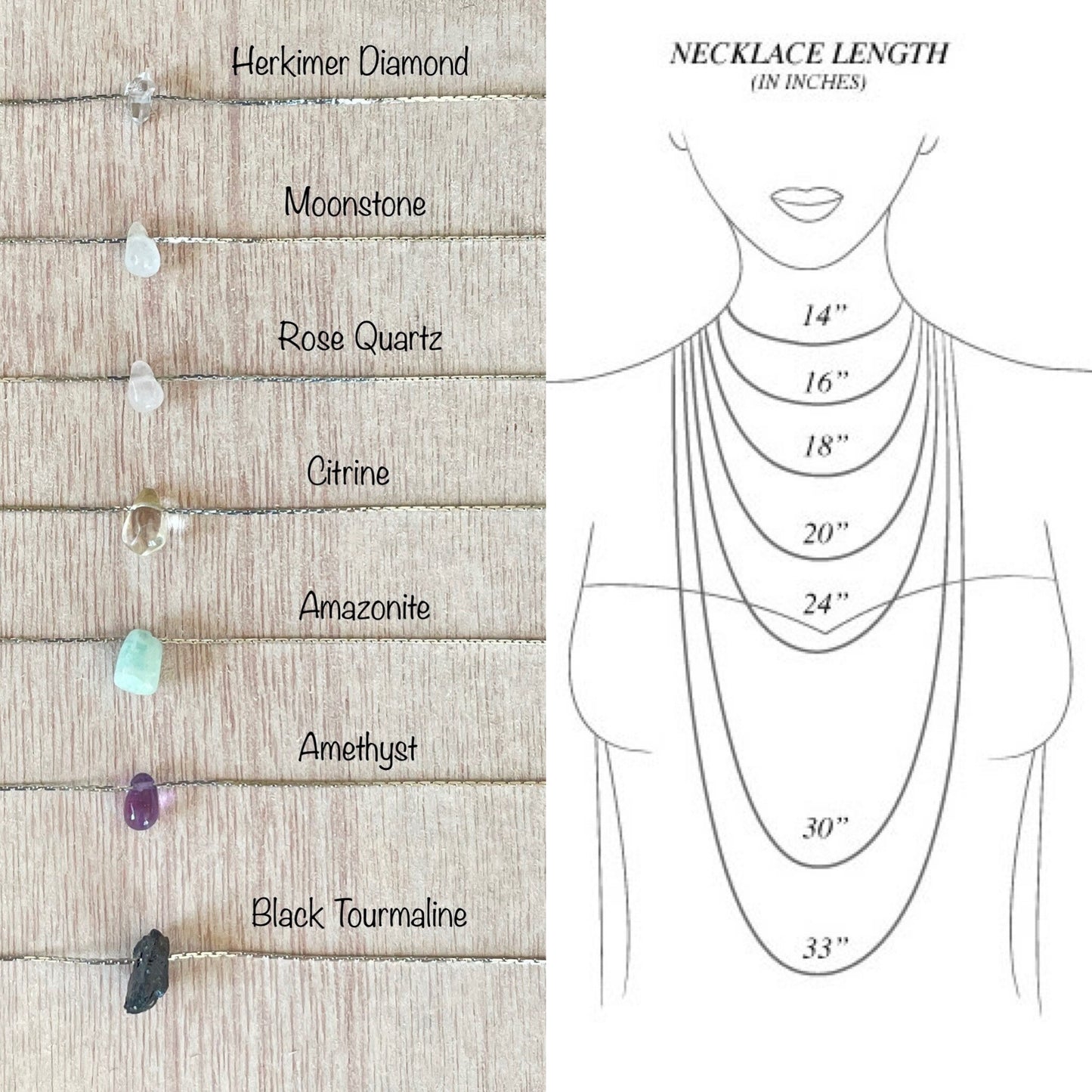 Minimalist Silver Chakra Necklaces | Dainty Silver Necklace | Gemstone Necklace | Layering Necklace | Tiny Pendant