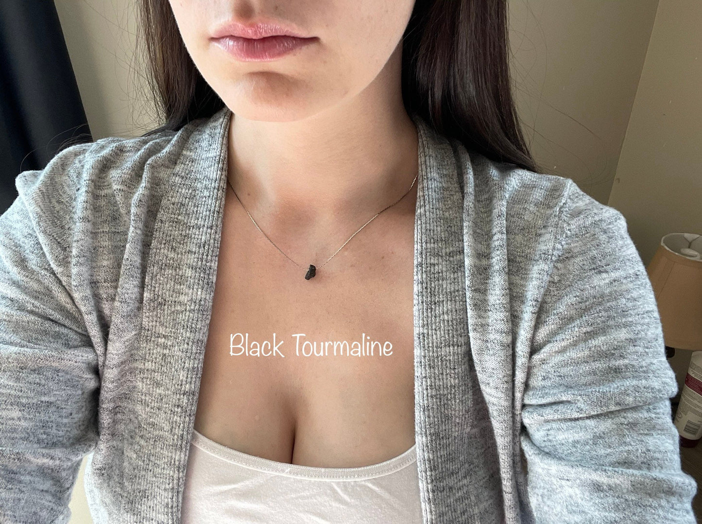 Minimalist Silver Chakra Necklaces | Dainty Silver Necklace | Gemstone Necklace | Layering Necklace | Tiny Pendant