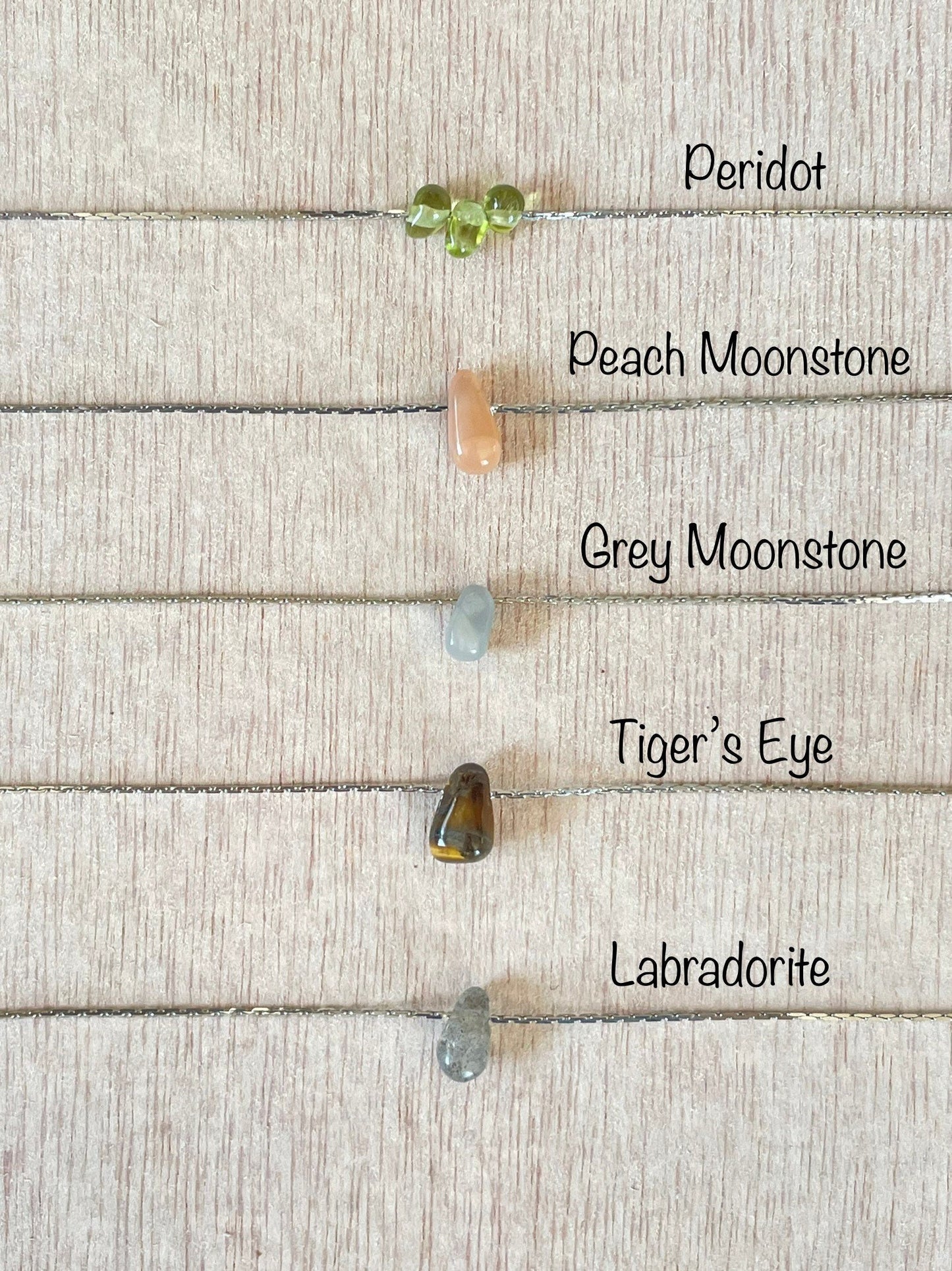 Minimalist Necklaces | Dainty Silver Necklace | Gemstone Necklace | Layering Necklace | Tiny Pendant