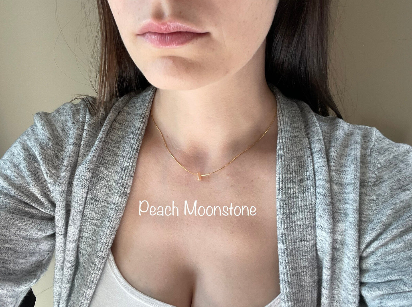 Minimalist Necklaces | Dainty Silver Necklace | Gemstone Necklace | Layering Necklace | Tiny Pendant