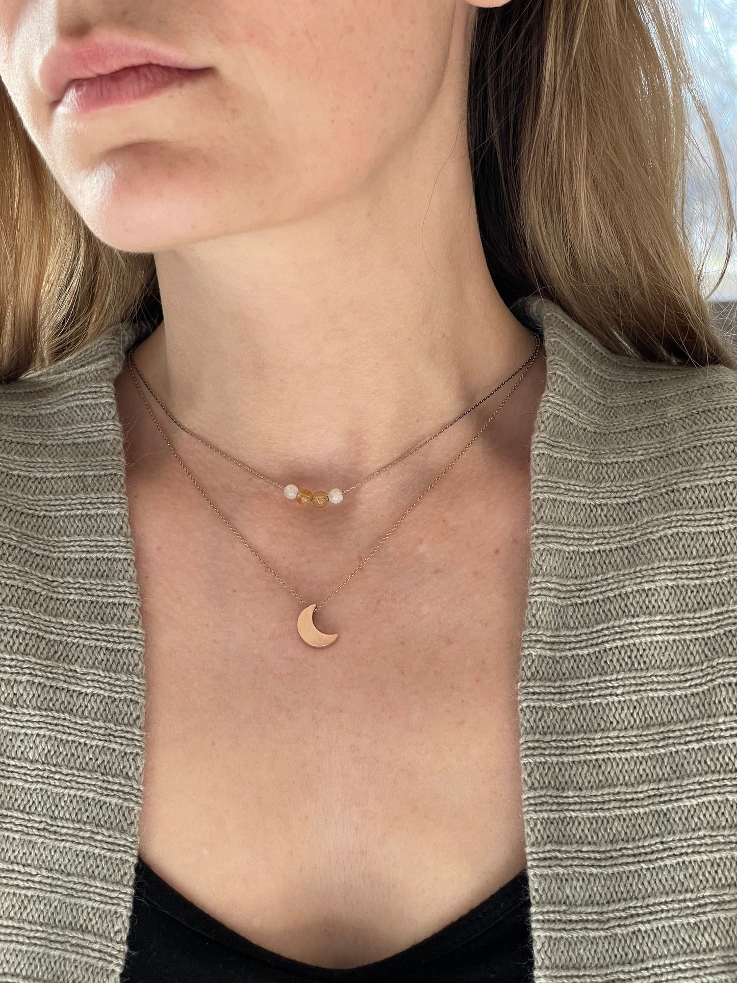 Make Your Own Custom Necklace | Rose Gold | Gold | Silver | Dainty Necklace | Layering Necklace | Gemstone Necklace | Bead Necklace