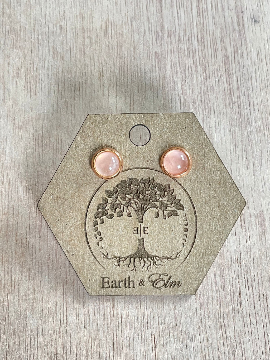 Rose Quartz in Metal Settings