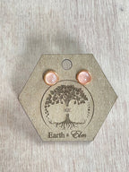 Rose Quartz in Metal Settings