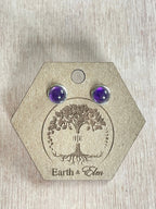 Amethyst in Metal Setting