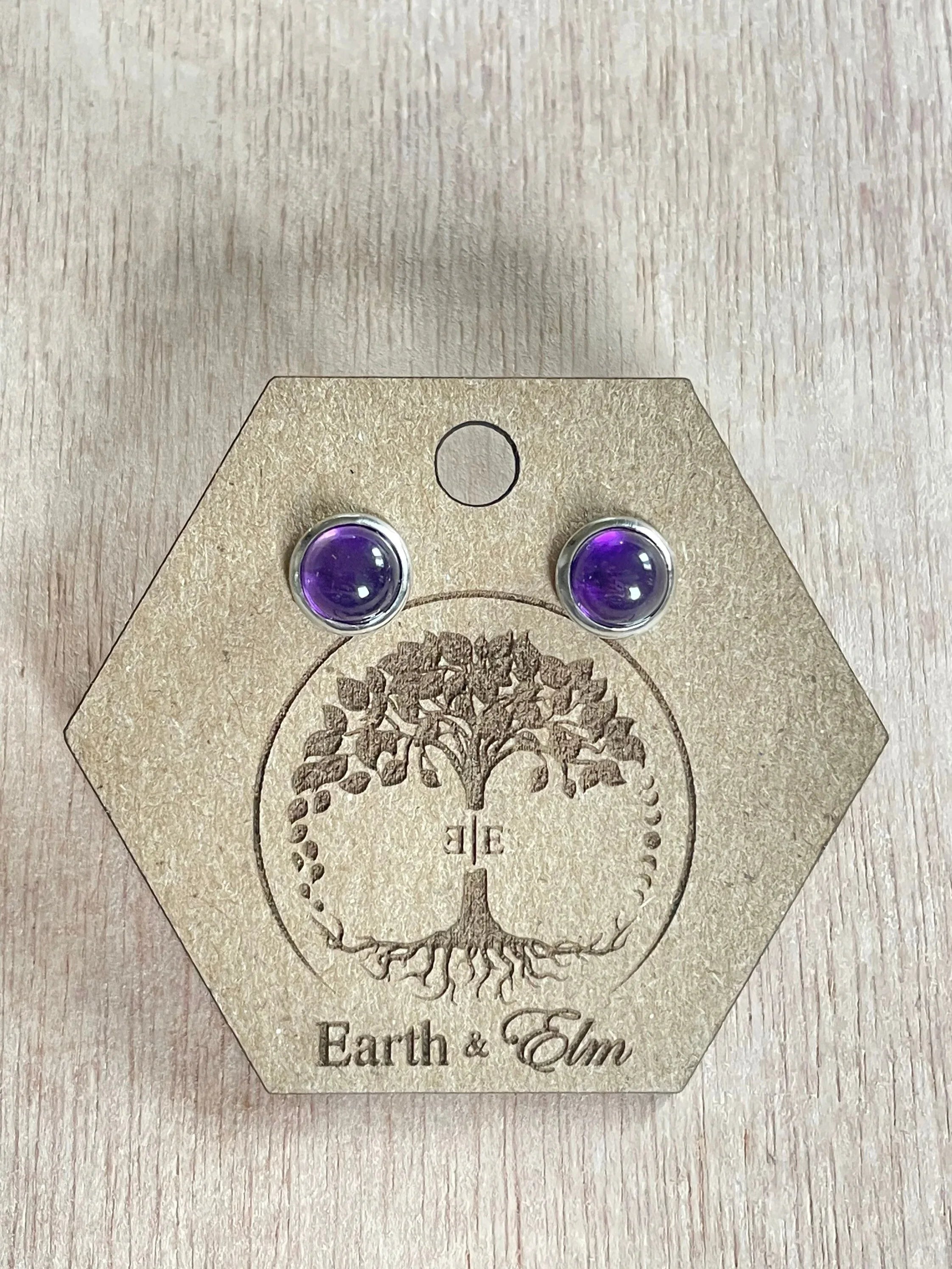 Amethyst in Metal Setting