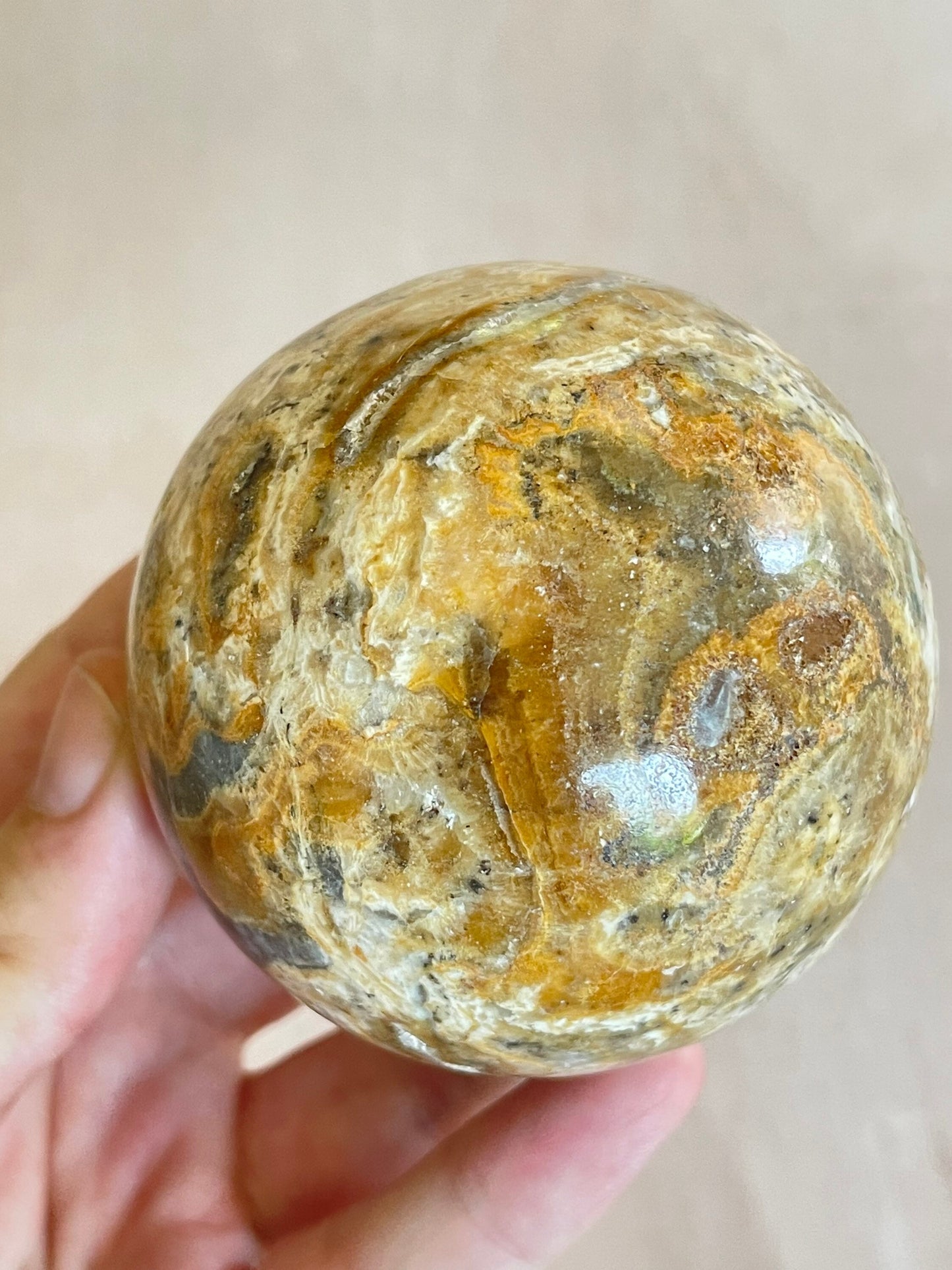 Bumblebee Jasper Sphere | Bumblebee Jasper Crystal Ball | Gemstone Crystal