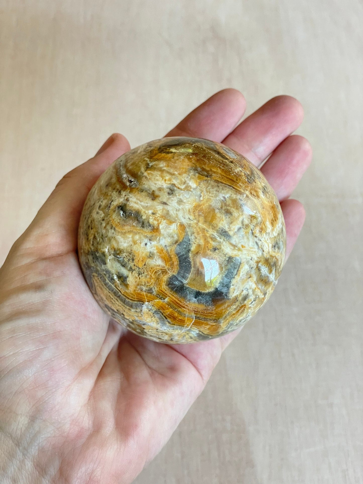Bumblebee Jasper Sphere | Bumblebee Jasper Crystal Ball | Gemstone Crystal