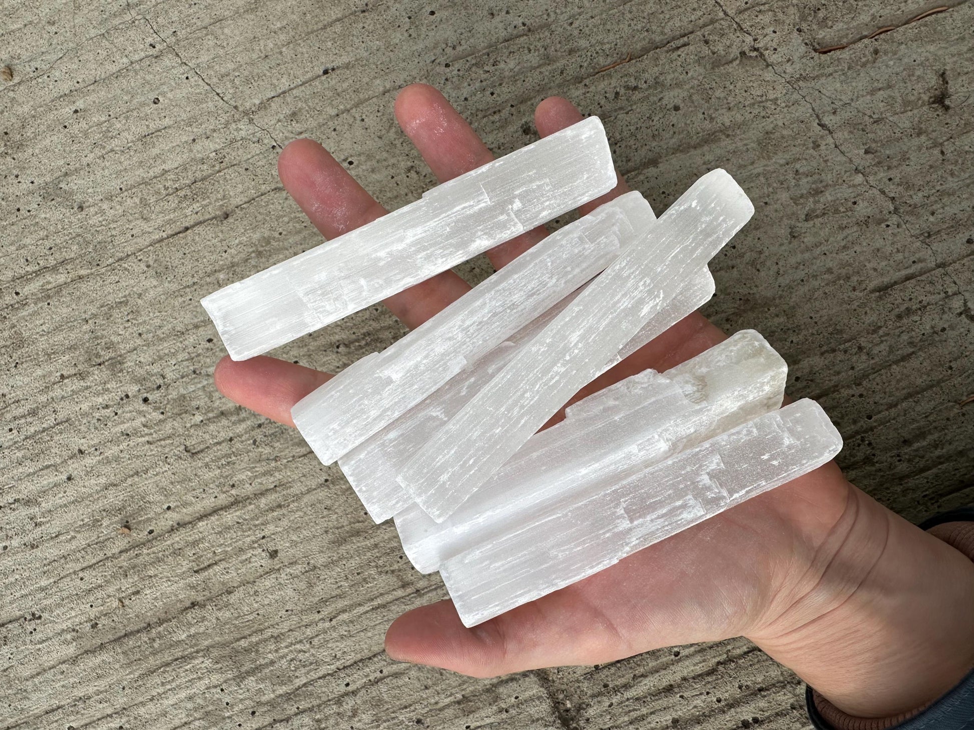 Bulk Raw Selenite | Raw Selenite Wands | Selenite Stick | Satin Spar