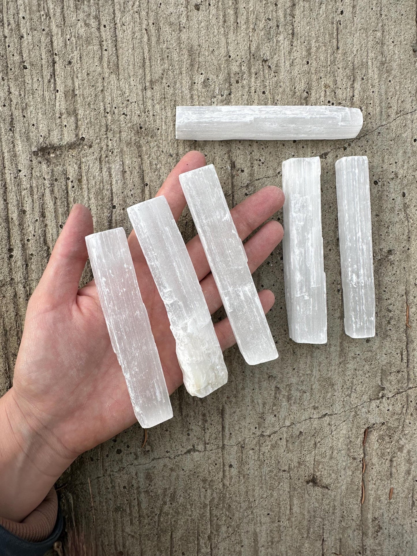 Bulk Raw Selenite | Raw Selenite Wands | Selenite Stick | Satin Spar