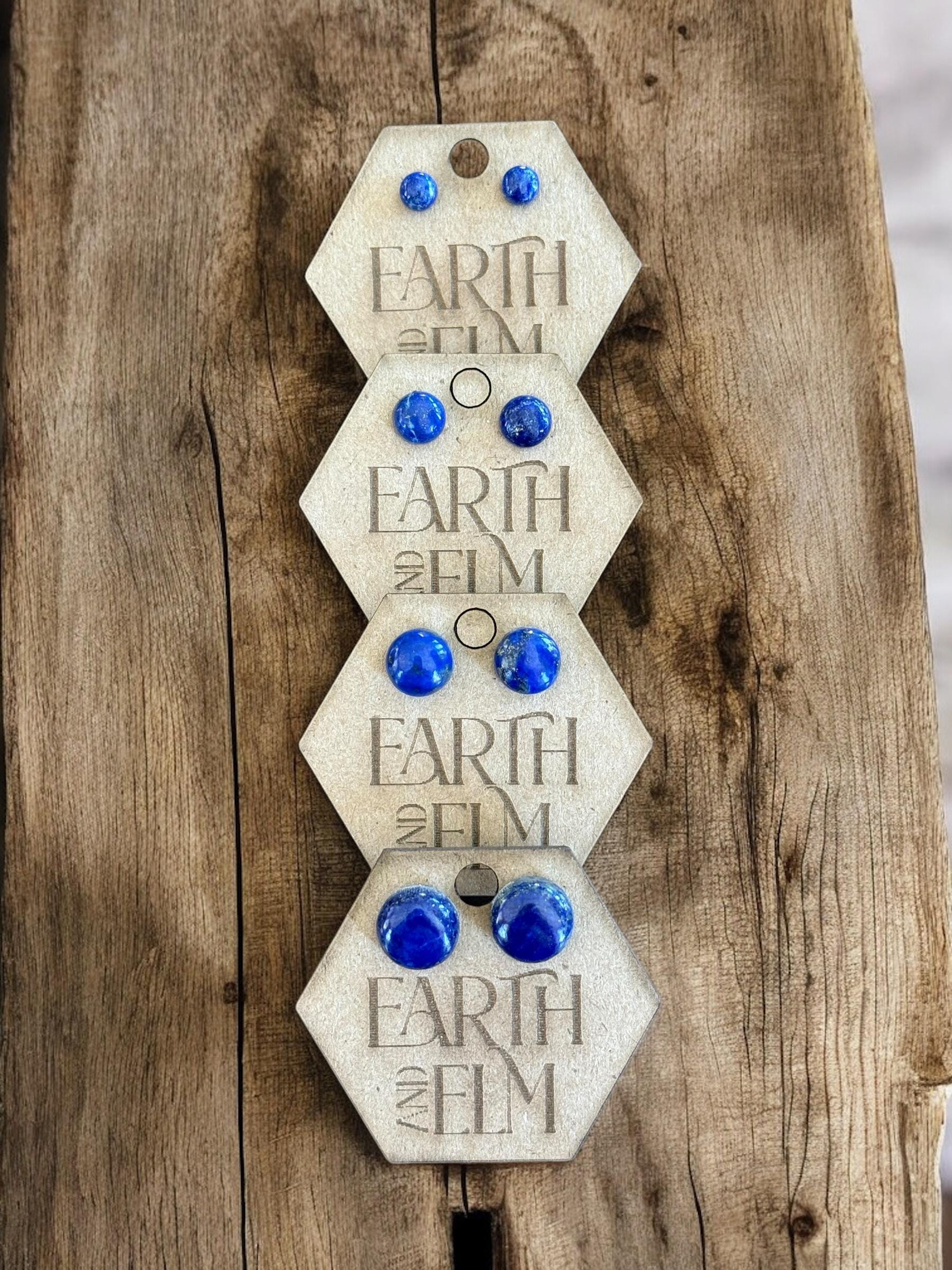 Lapis Lazuli Studs