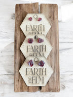 Raw Garnet Stud Earrings | Gemstone Studs | Natural Stone Jewelry