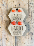 Carnelian Pear Cut Stud Earrings | Authentic Gemstone Studs