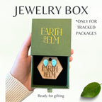 Raw Quartz Stud Earrings | Gemstone Studs | Natural Stone Jewelry