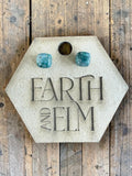 Moss Agate Cushion Cut Stud Earrings | Authentic Gemstone Studs