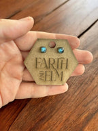 Labradorite Cushion Studs - earthandelm