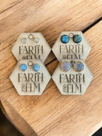 Labradorite in Metal Settings - earthandelm
