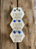 Lapis Lazuli Cushion Studs - earthandelm