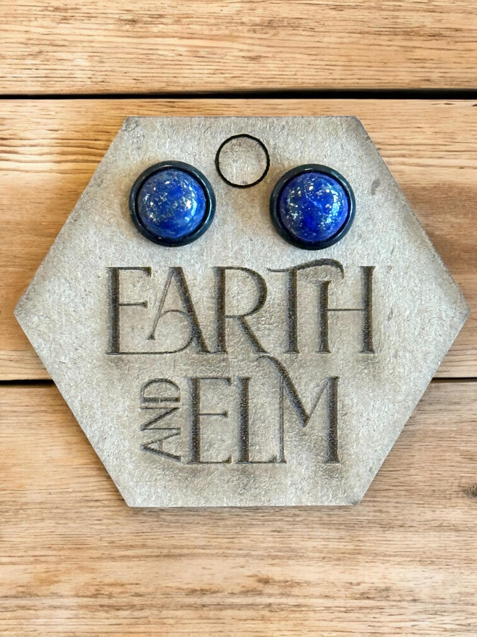 Lapis Lazuli in Metal Settings - earthandelm