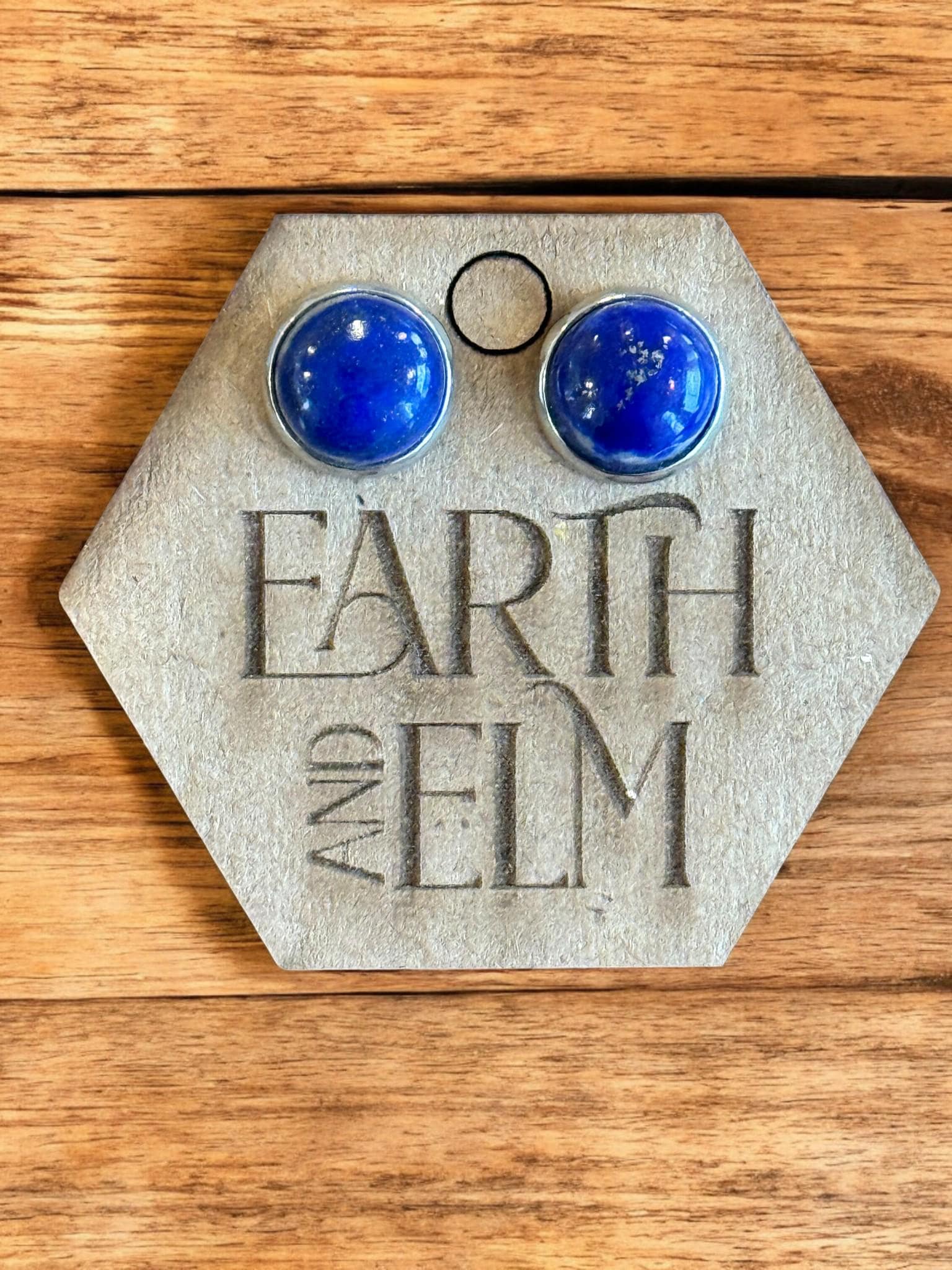Lapis Lazuli in Metal Settings - earthandelm