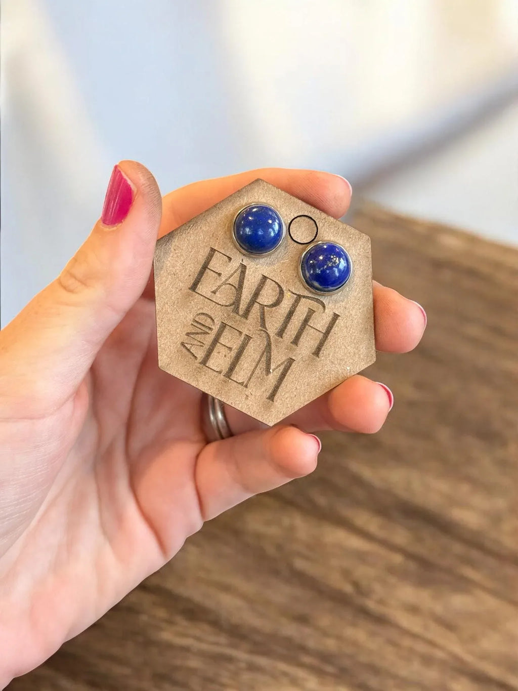 Lapis Lazuli in Metal Settings - earthandelm
