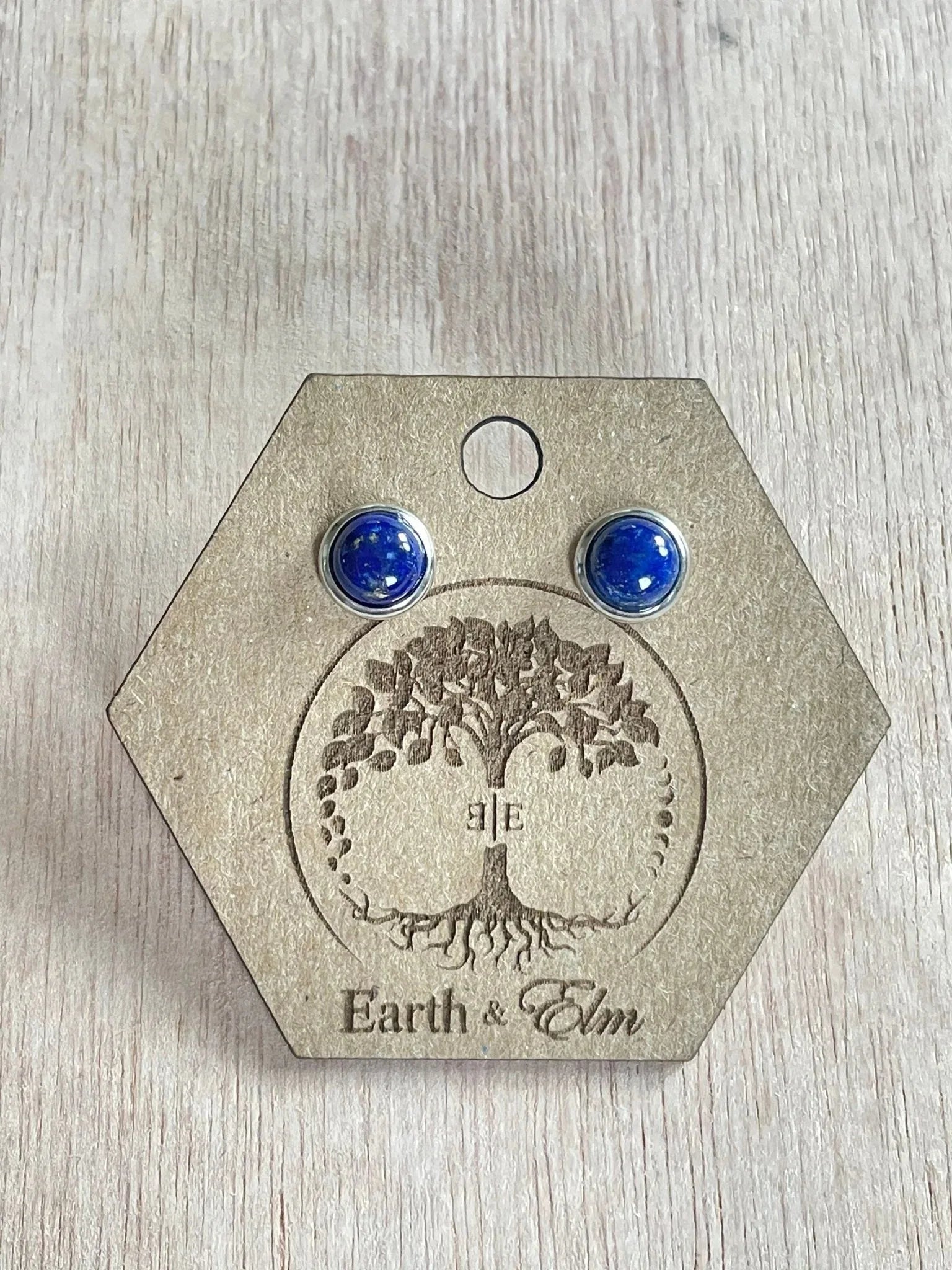 Lapis Lazuli in Metal Settings - earthandelm