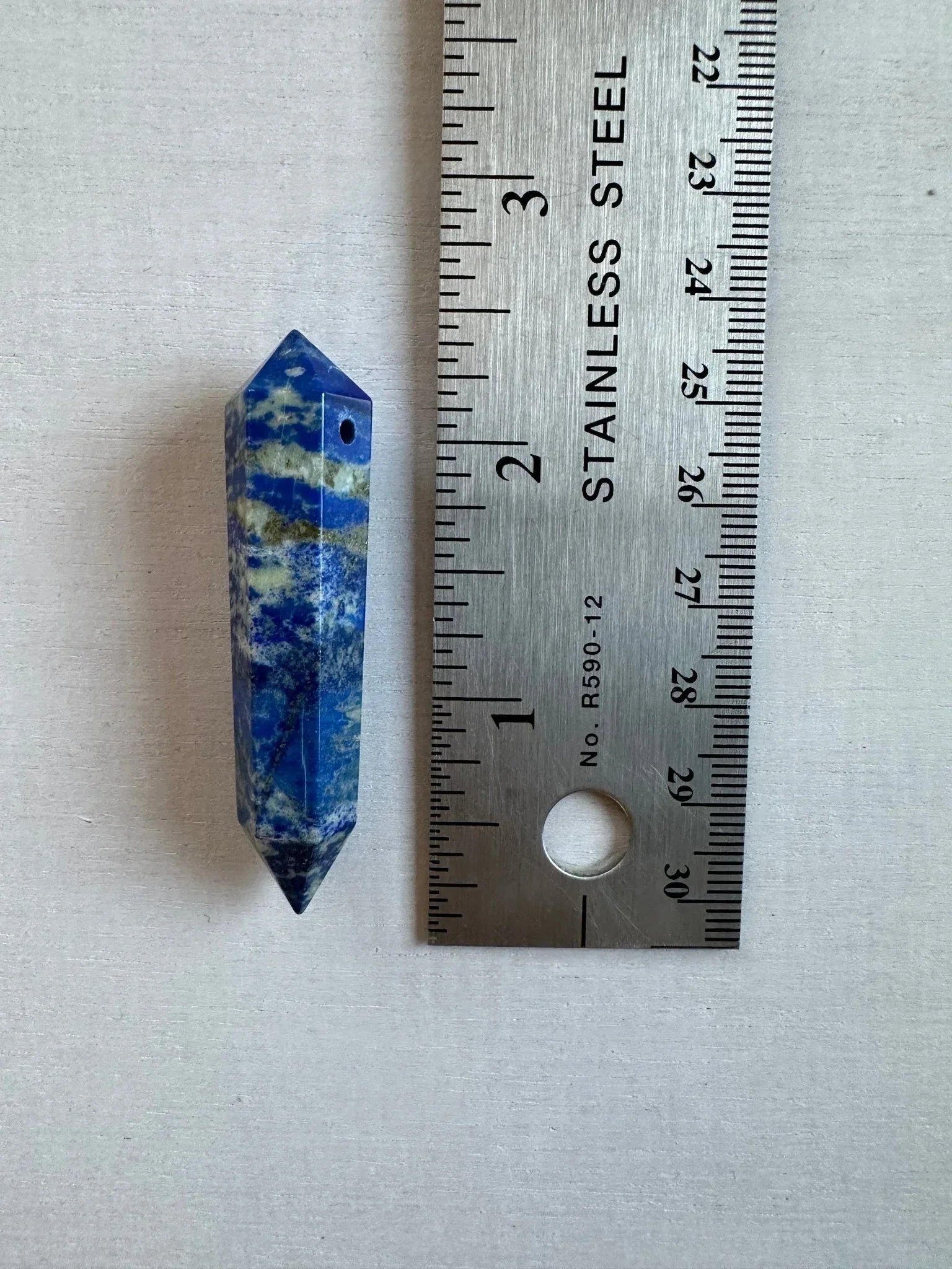 Lapis Lazuli Point Necklace - earthandelm