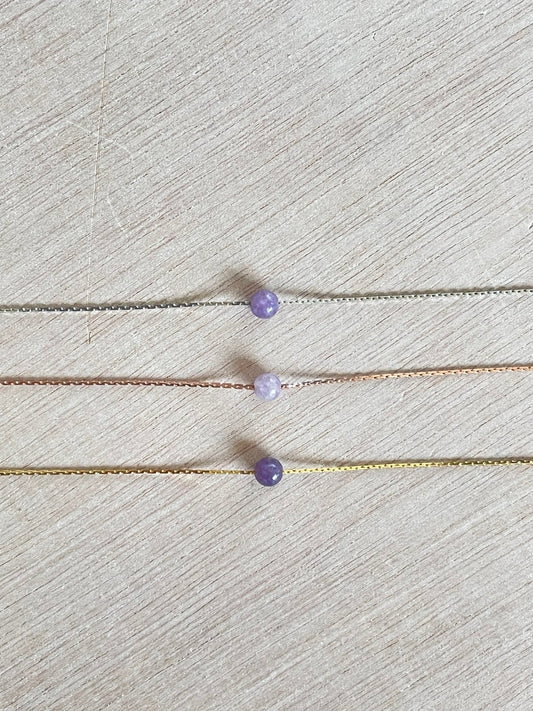 Lepidolite Necklace - earthandelm