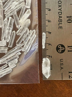Matchstick Quartz Points | Extra Small Raw Quartz Points | Crystal Grid Gemstones | Jewelry Making Points | A Grade Quartz