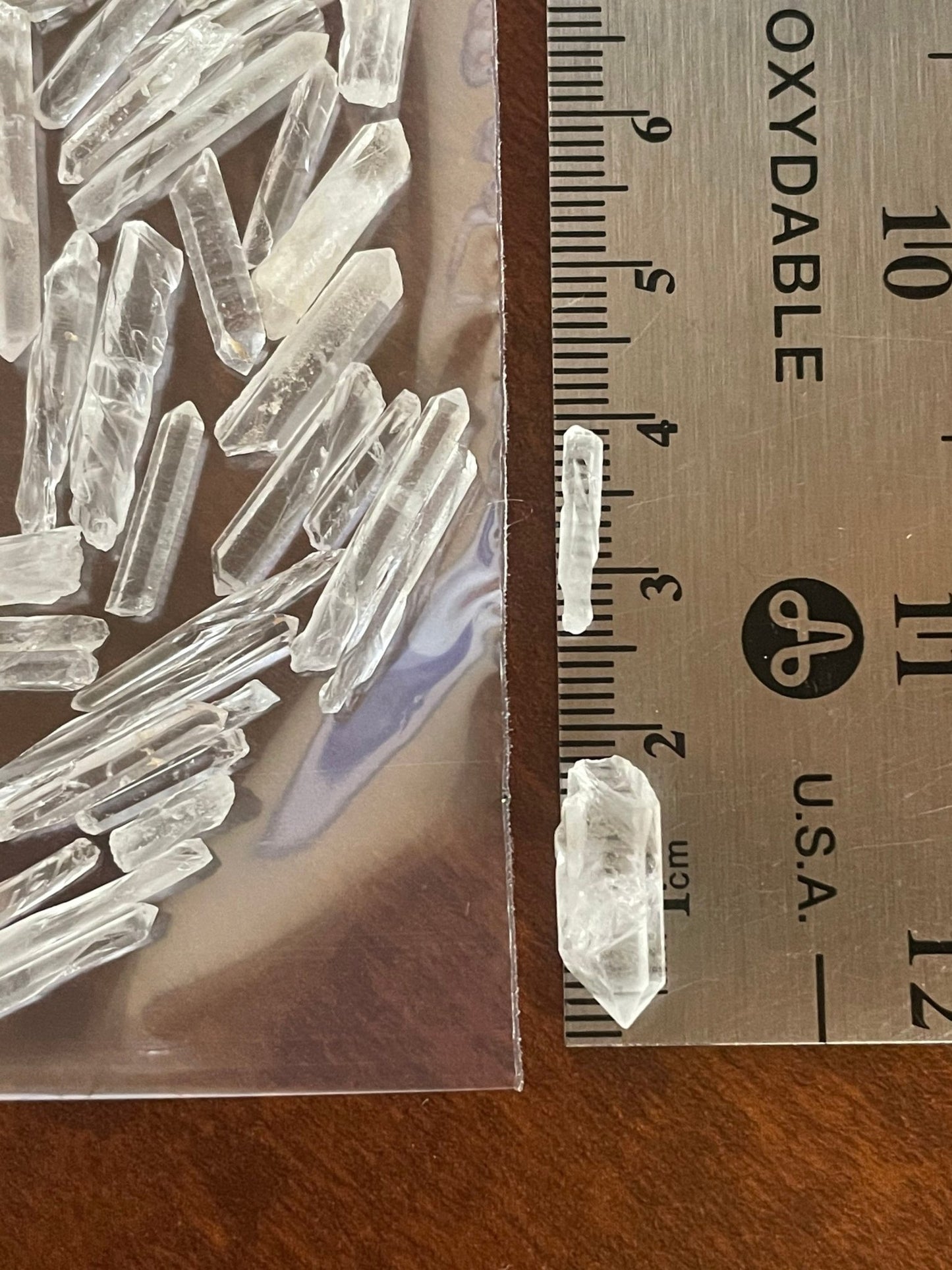 Matchstick Quartz Points | Extra Small Raw Quartz Points | Crystal Grid Gemstones | Jewelry Making Points | A Grade Quartz - earthandelm