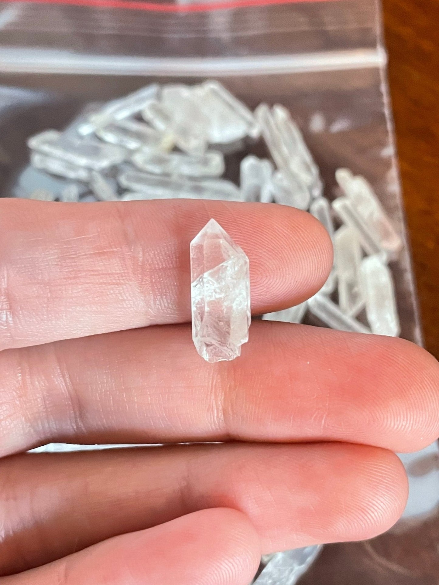 Matchstick Quartz Points | Extra Small Raw Quartz Points | Crystal Grid Gemstones | Jewelry Making Points | A Grade Quartz - earthandelm