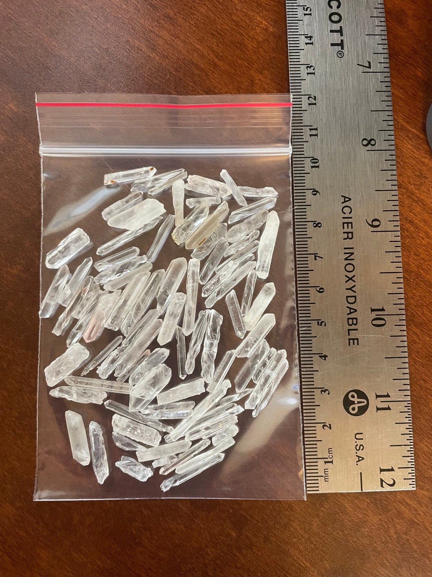 Matchstick Quartz Points | Extra Small Raw Quartz Points | Crystal Grid Gemstones | Jewelry Making Points | A Grade Quartz - earthandelm