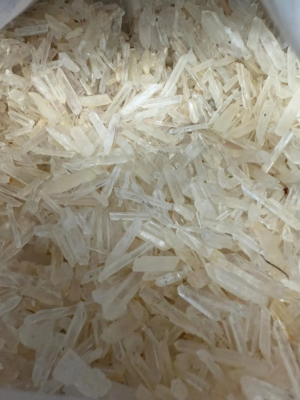 Matchstick Quartz Points | Extra Small Raw Quartz Points | Crystal Grid Gemstones | Jewelry Making Points | A Grade Quartz