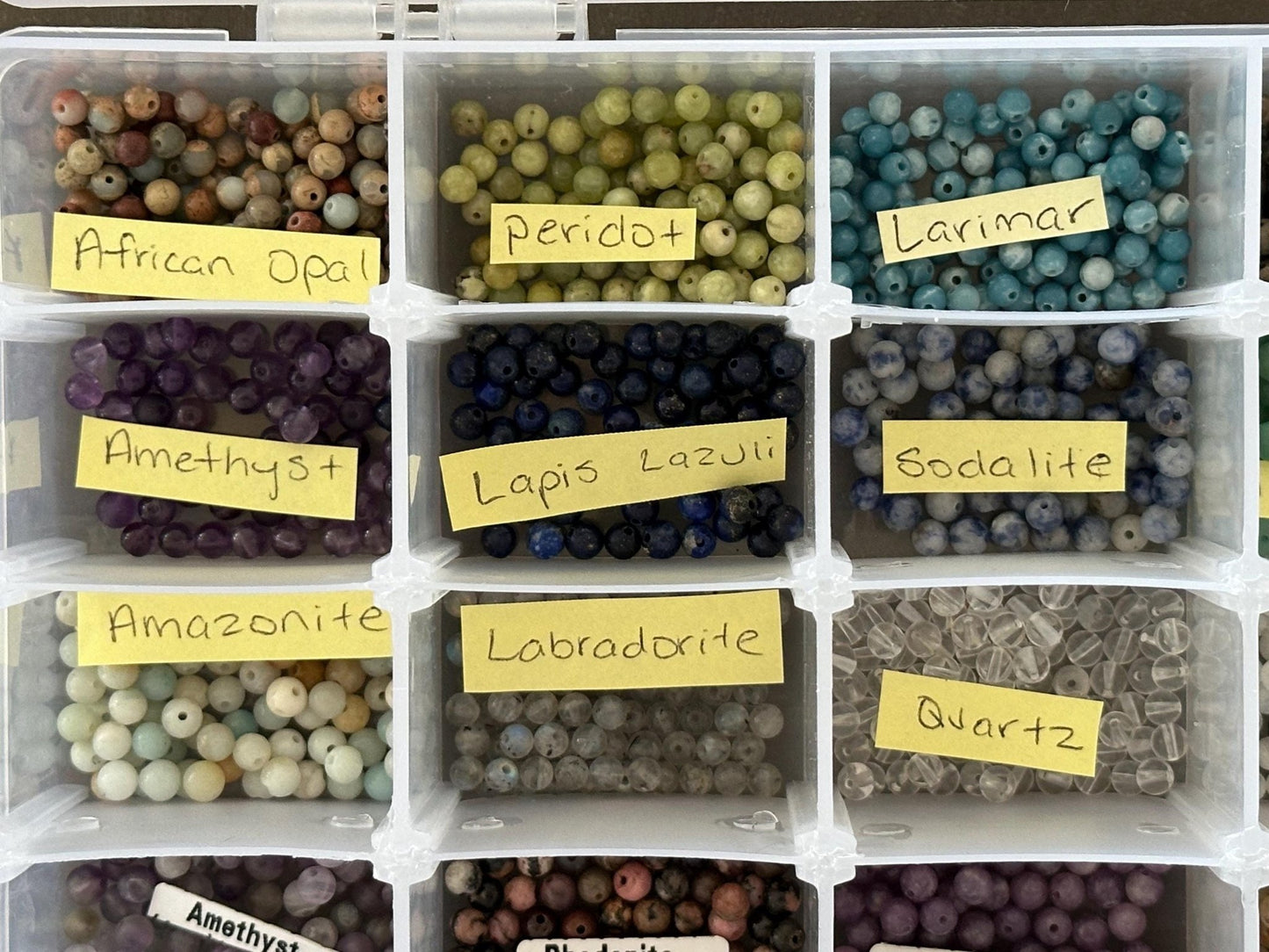 Minimalist Gemstone Bead Necklace - earthandelm