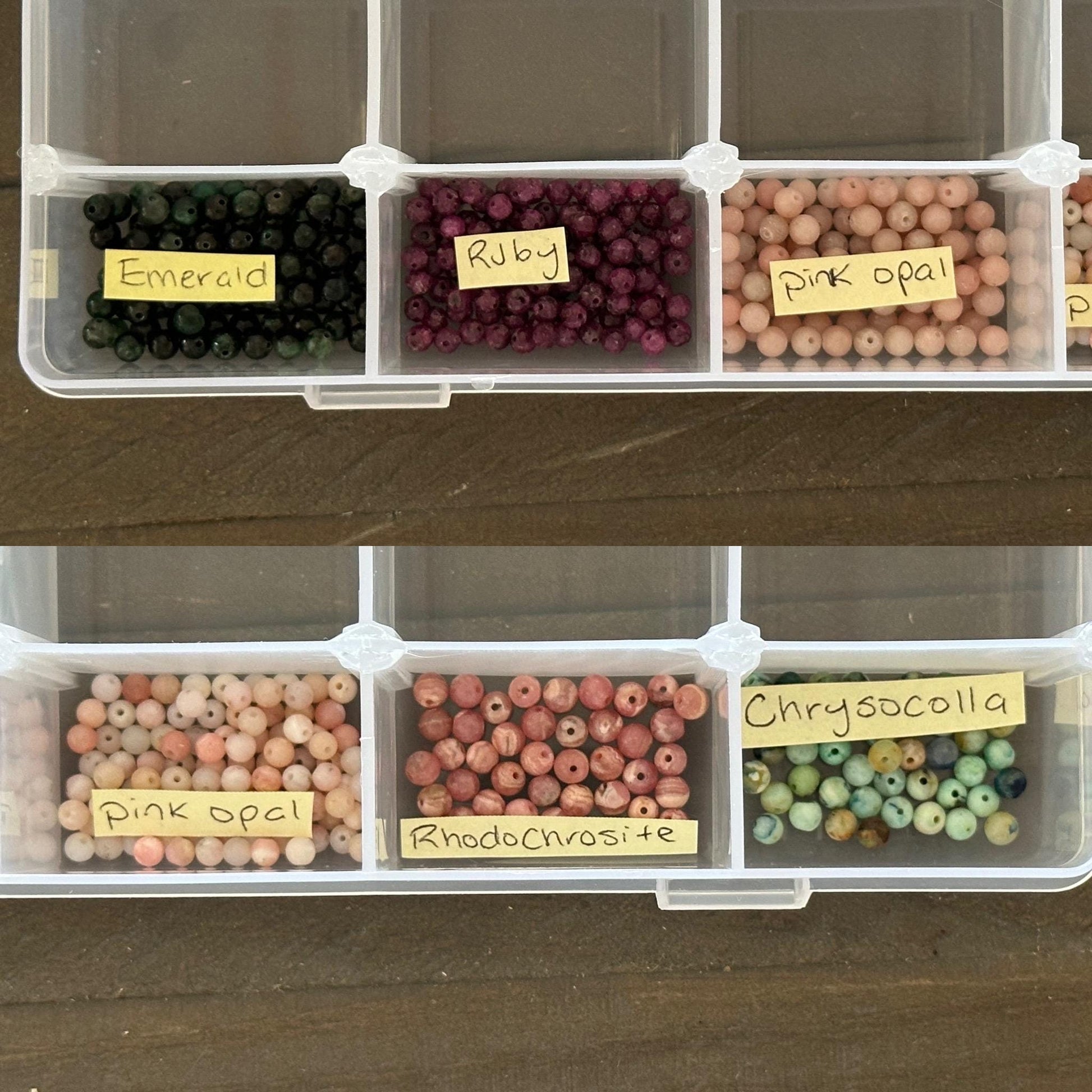 Minimalist Gemstone Bead Necklace - earthandelm