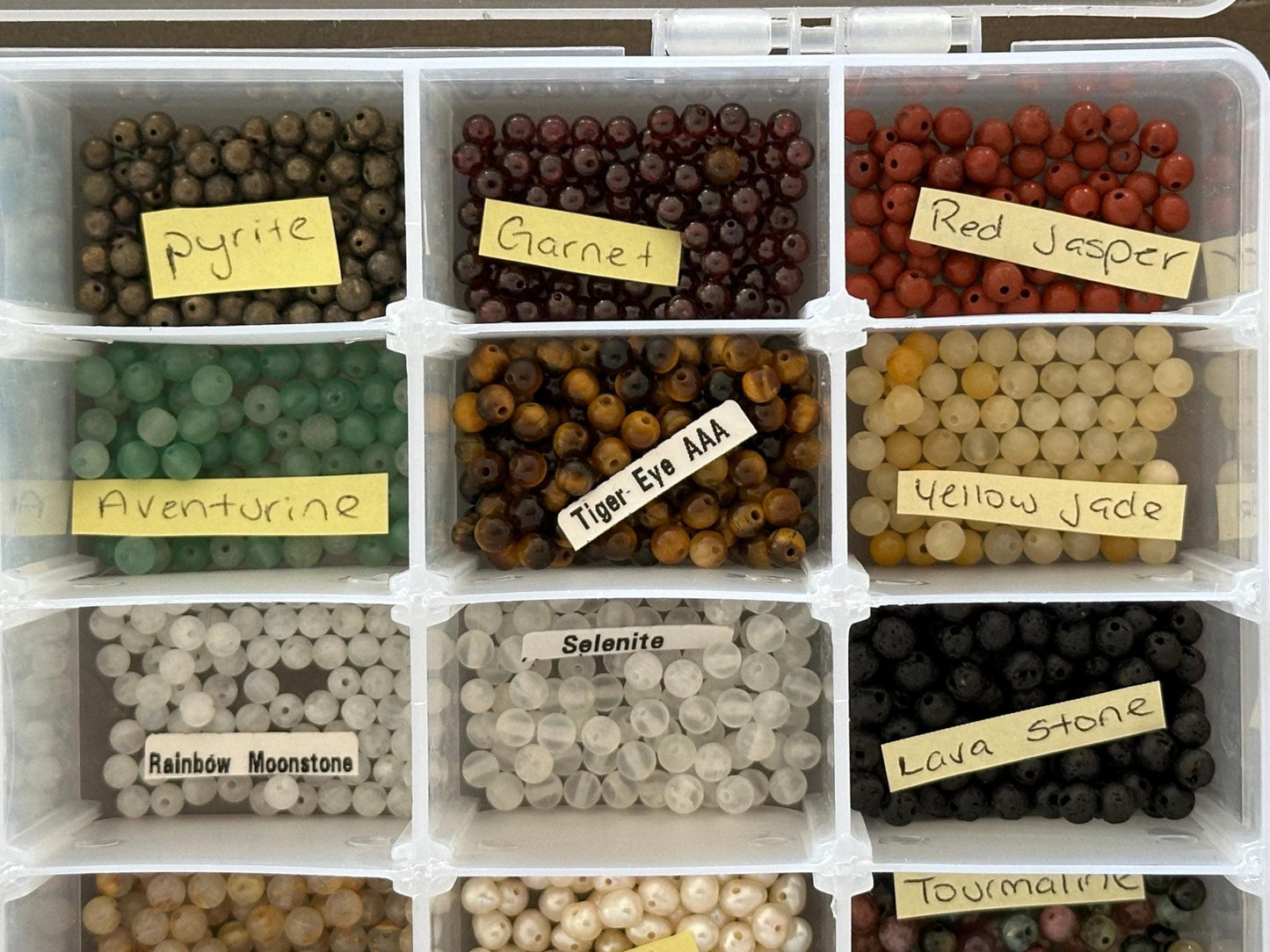 Minimalist Gemstone Bead Necklace - earthandelm