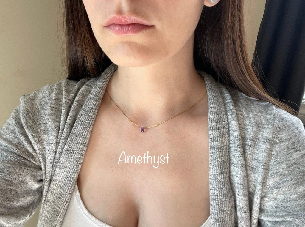 Minimalist Gold Chakra Necklaces - earthandelm