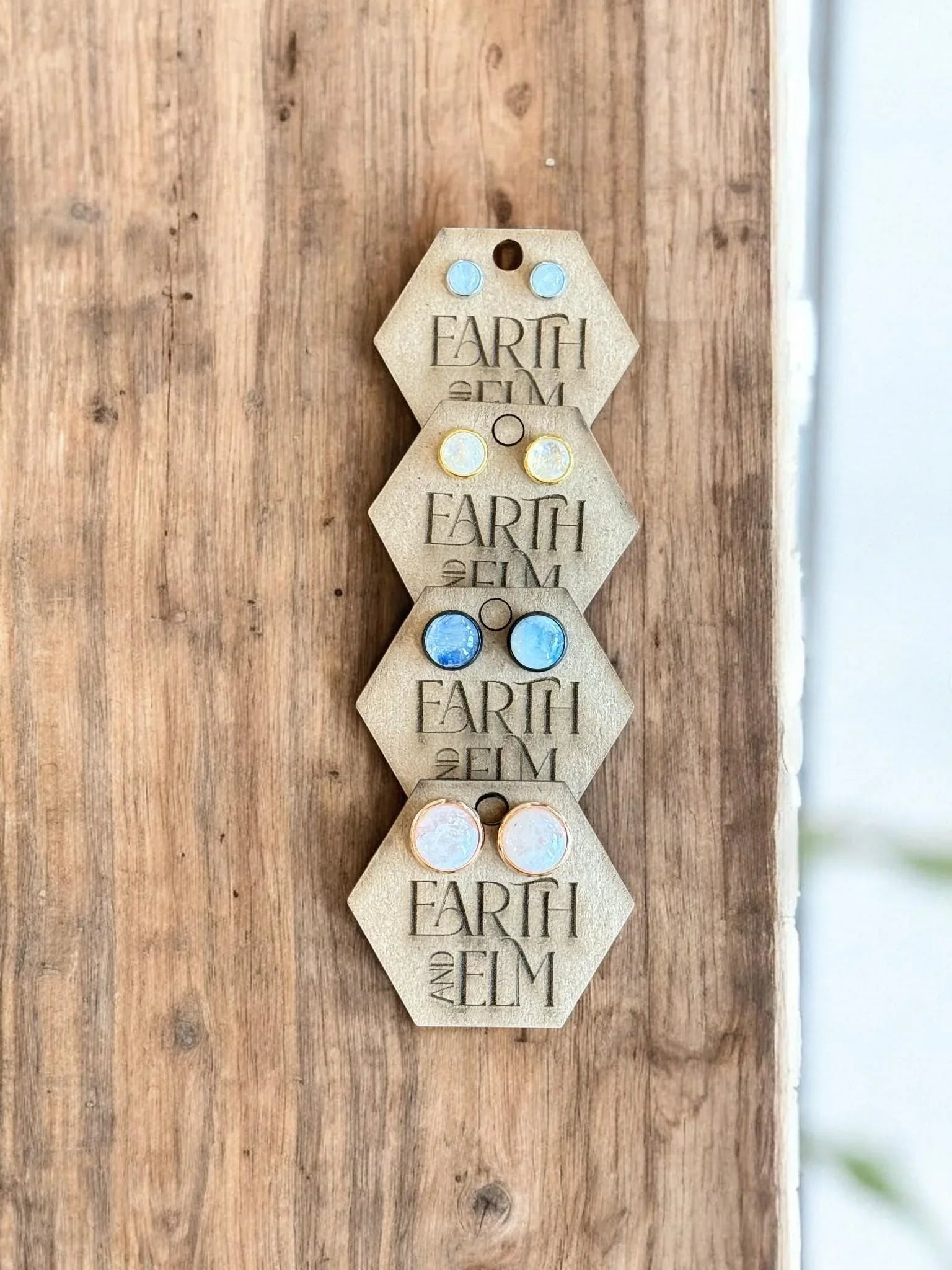 Moonstone in Metal Settings - earthandelm