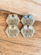 Moonstone in Metal Settings - earthandelm