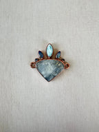 Moonstone, Larimar and Labradorite Pendant - earthandelm