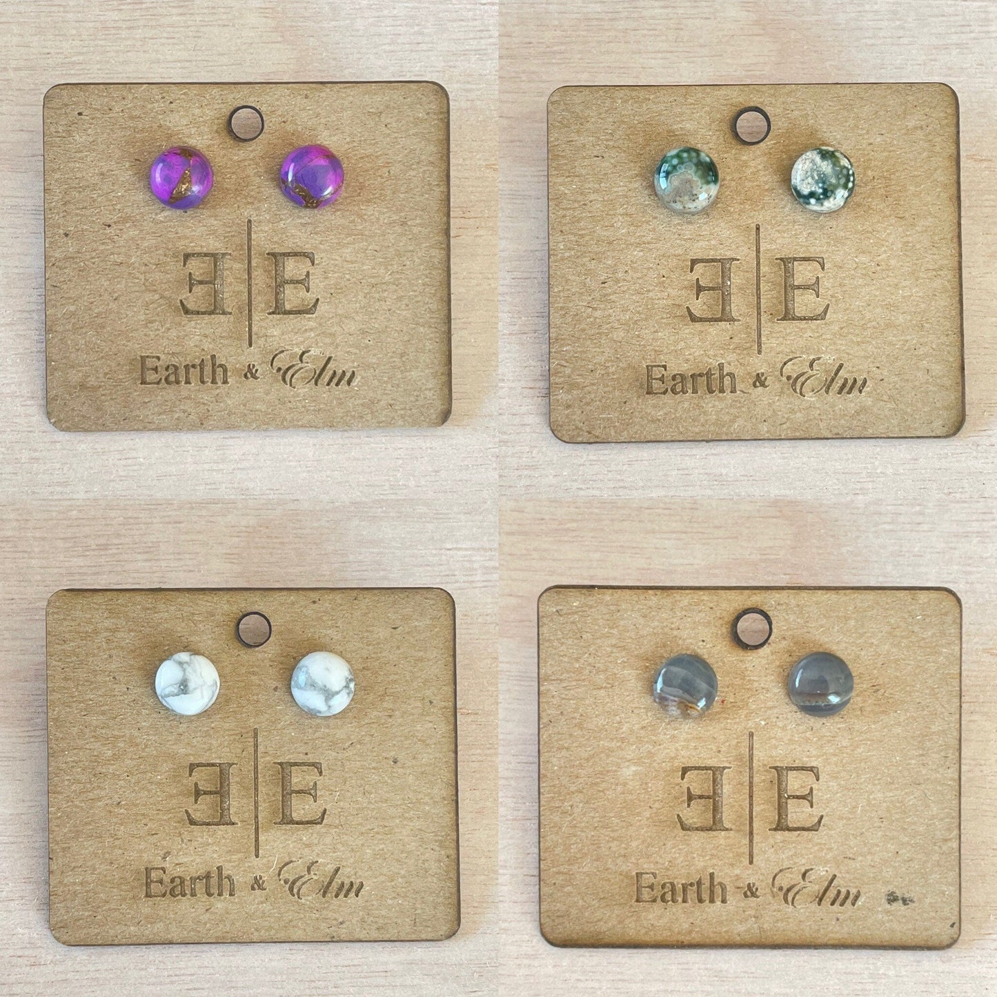 Mystery Crystal Stud Earring Box - earthandelm