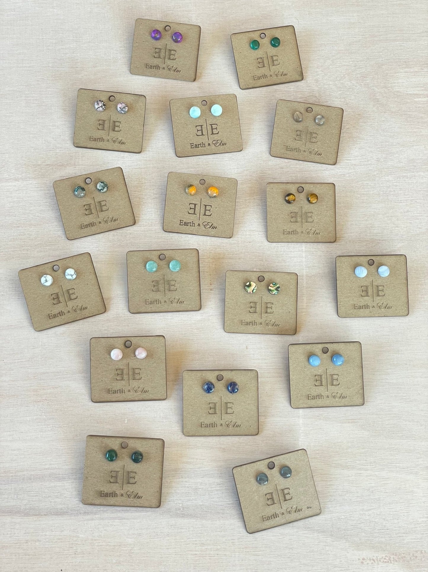 Mystery Crystal Stud Earring Box - earthandelm