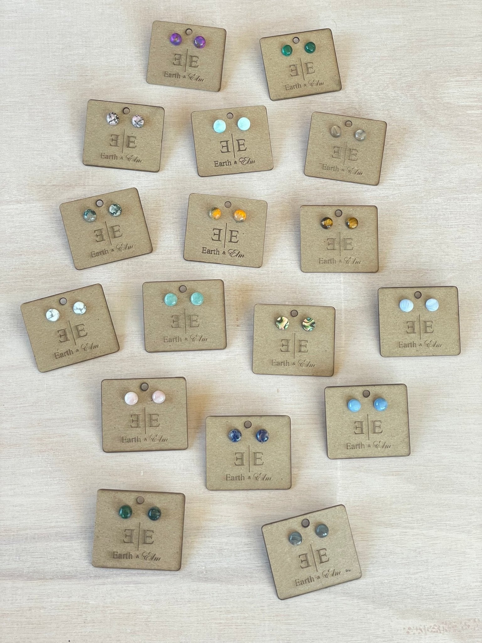 Mystery Crystal Stud Earring Box - earthandelm