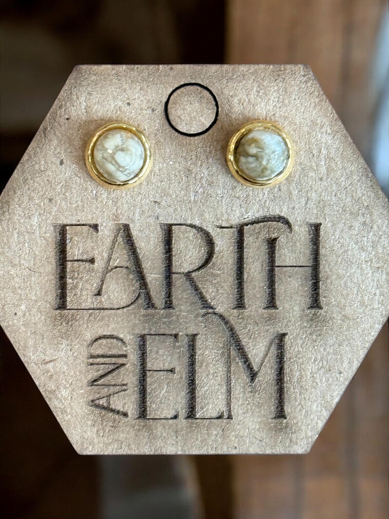 Ocean Jasper in Metal Settings - earthandelm