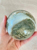 Ocean Jasper Sphere | Purple Crystal | Authentic Gemstone | Crystal Ball - earthandelm