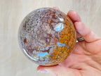 Ocean Jasper Sphere | Purple Crystal | Authentic Gemstone | Crystal Ball - earthandelm