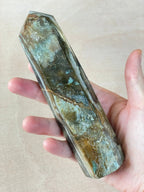 Ocean Jasper Tower | OJ Point | Carved Polished Generator | AAA Ocean Jasper | Large Tower - earthandelm