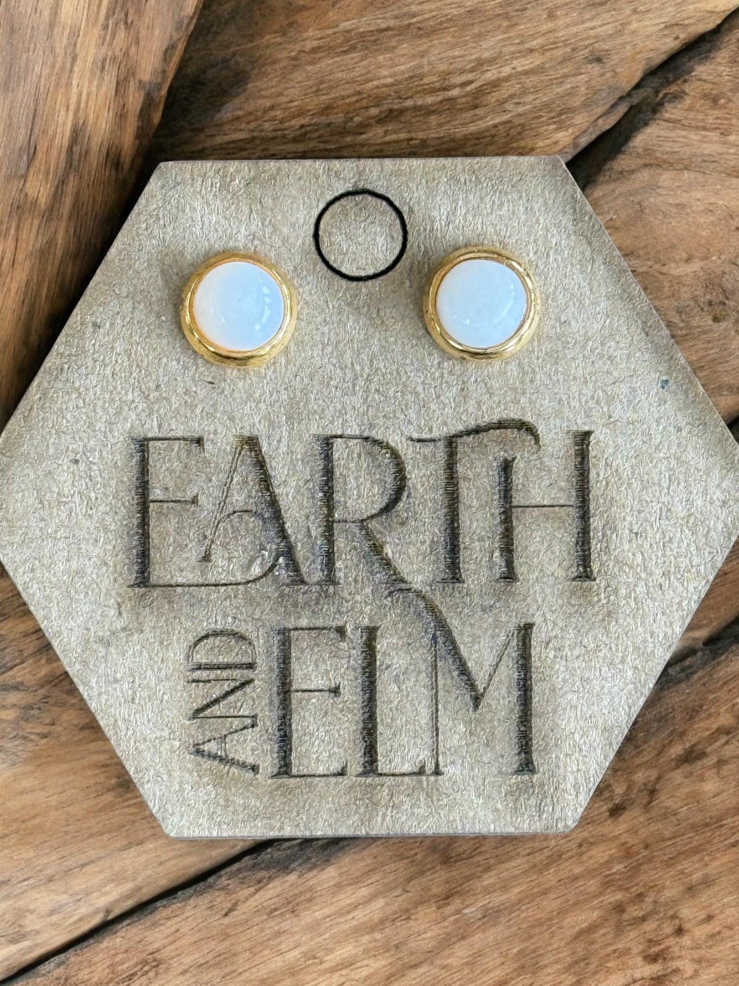 Pink Opal in Metal Settings - earthandelm