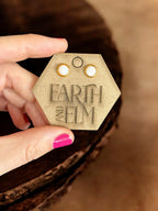 Pink Opal in Metal Settings - earthandelm