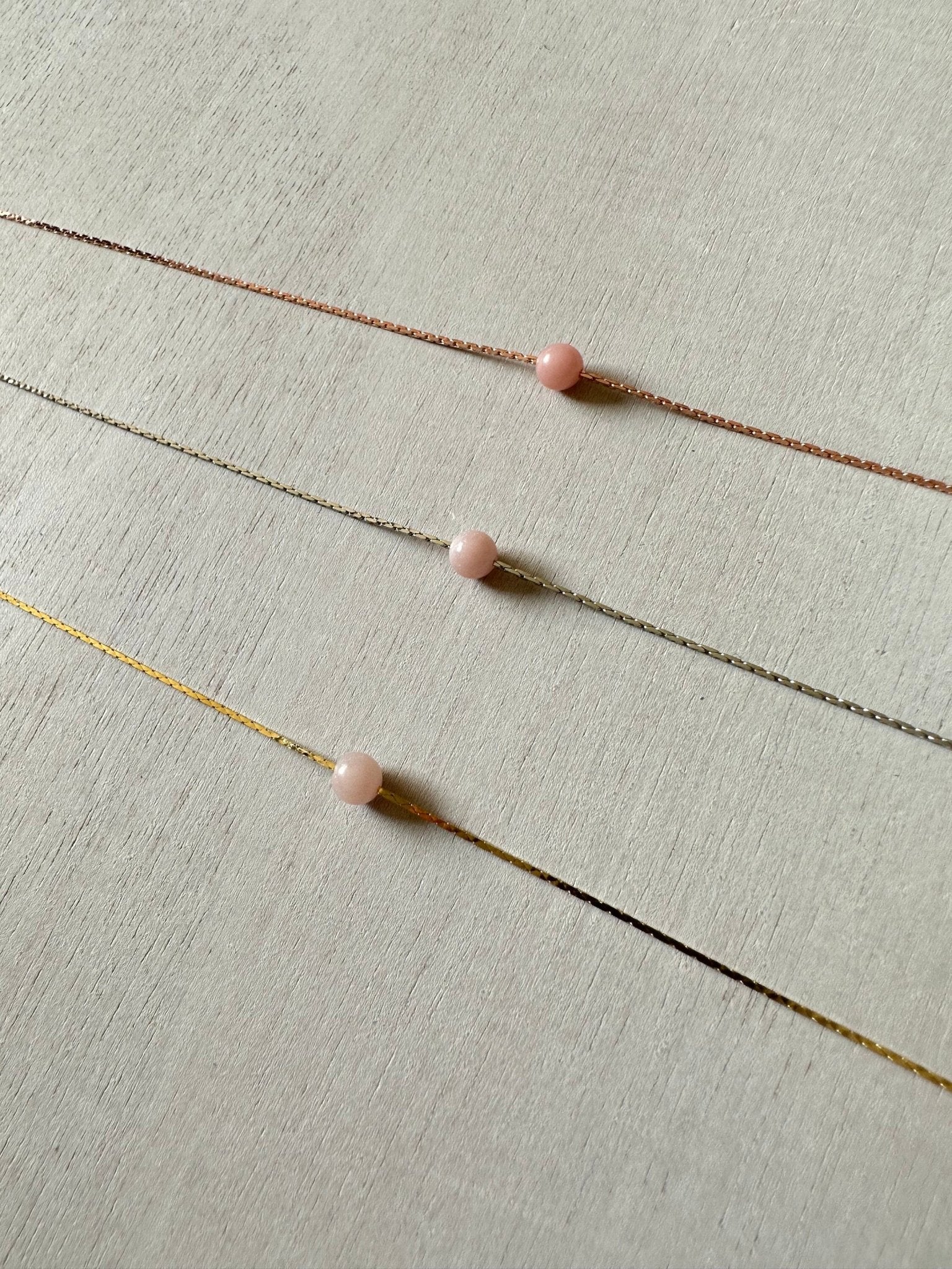 Pink Opal Necklace - earthandelm