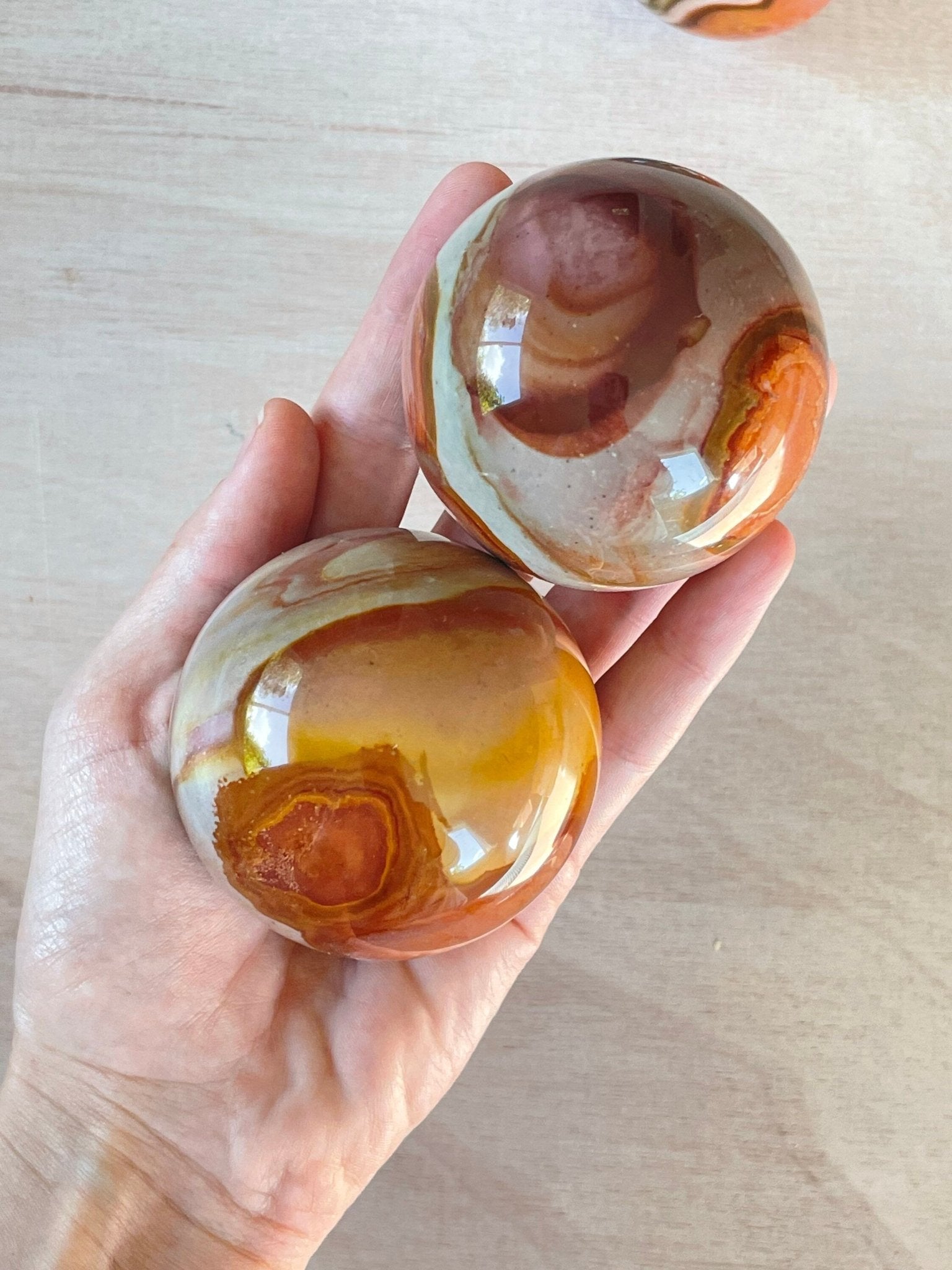 Polychrome Jasper Sphere | Crystal | Authentic Gemstone | Crystal Ball - earthandelm